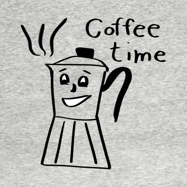 Coffee time moka pot by RandomSorcery